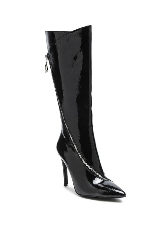 TSAROH ZIP AROUND CALF BOOTS