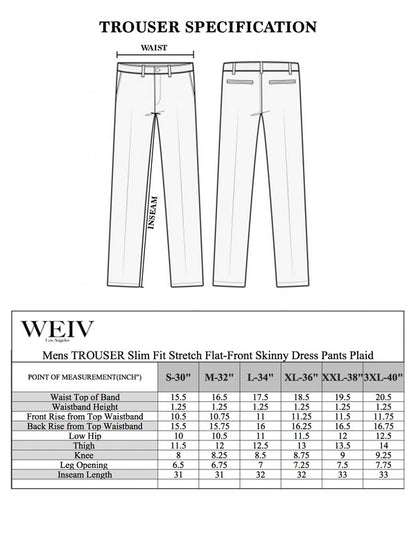 Weiv Brown Plaid Trouser Pants