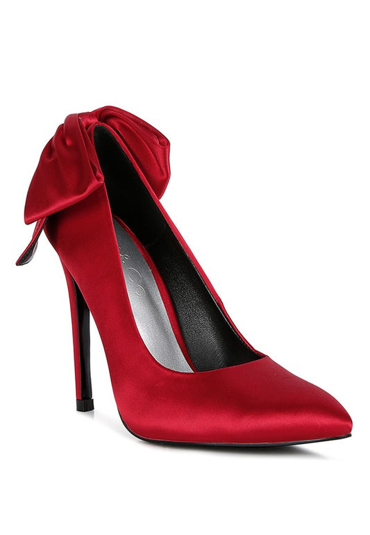 HORNET Satin Stiletto Pumps