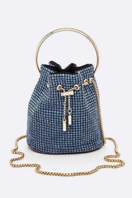 Rhinestone Iconic Bucket Bag