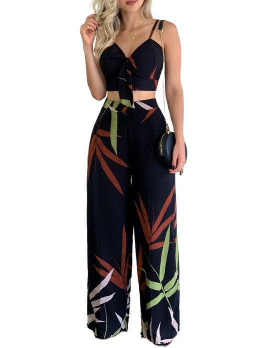 Summer Two Piece Pant Set