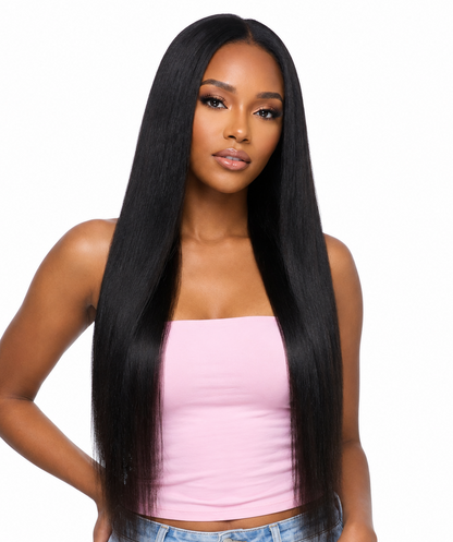 Yaki Straight Half Wig