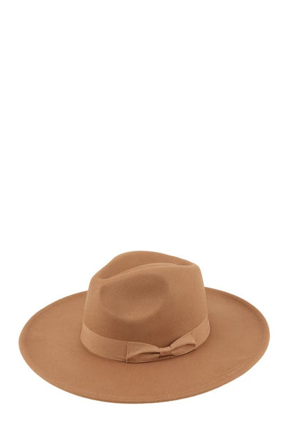 Felt Ribbon Fedora Hat