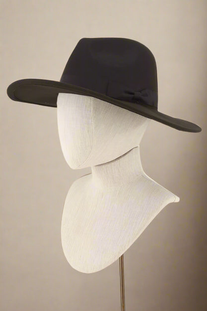 Felt Ribbon Fedora Hat