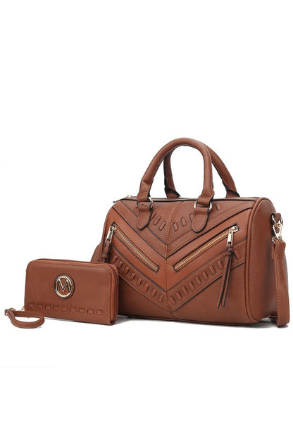 Lara Satchel Bag with Wallet