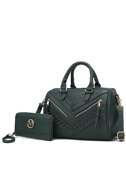 Lara Satchel Bag with Wallet