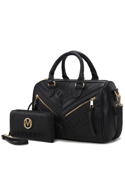 Lara Satchel Bag with Wallet