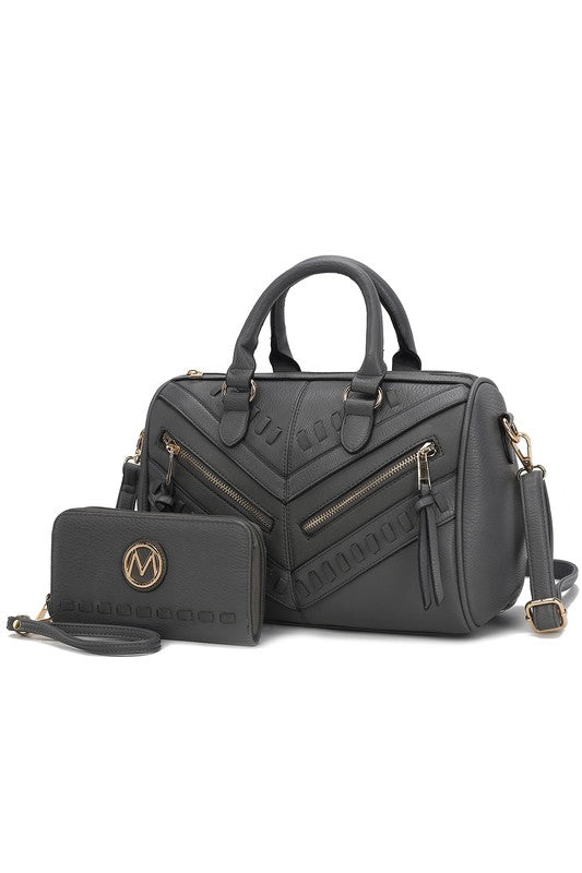 Lara Satchel Bag with Wallet