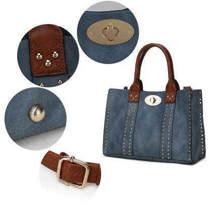 Elissa 3 pc Satchel Handbag Set