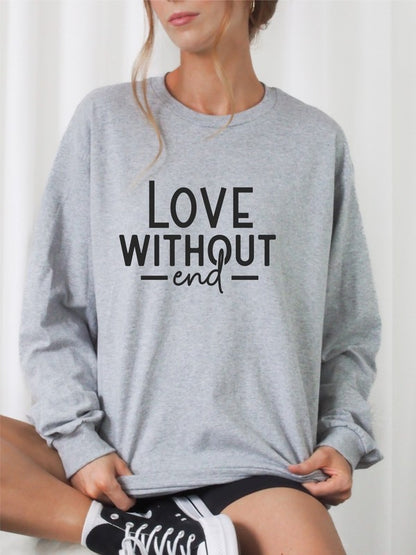 Love Without End CrewNeck Sweatshirt