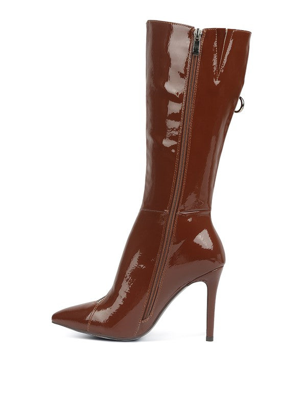 TSAROH ZIP AROUND CALF BOOTS