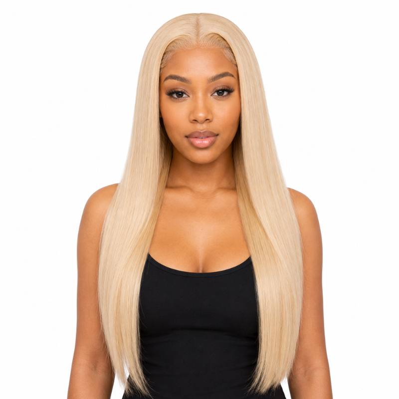 Blonde Straight 13x4 Transparent Lace Front Wig