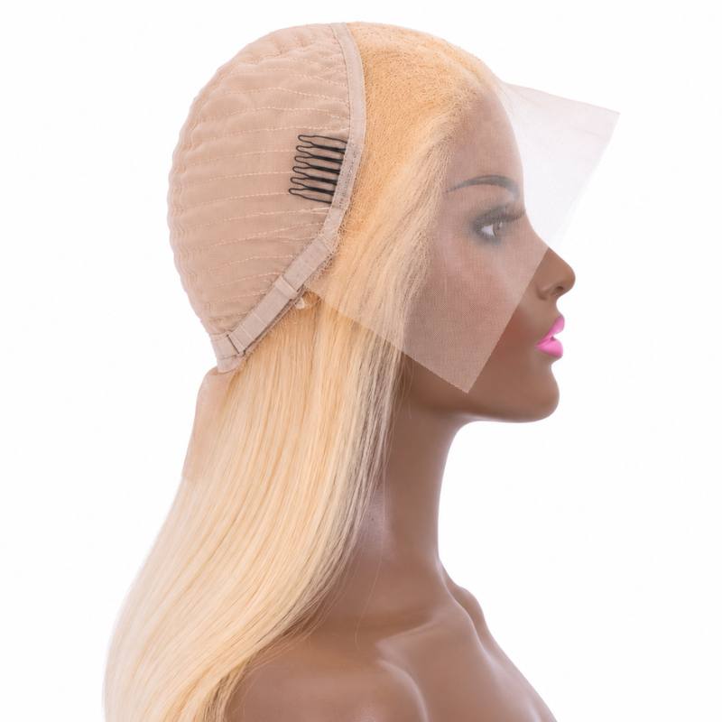 Blonde Straight 13x4 Transparent Lace Front Wig