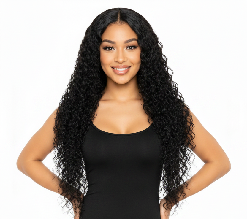 Deep Wave 13x6 HD Lace Front Invisible Hairline Wig