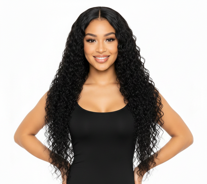 Deep Wave 13x6 HD Lace Front Invisible Hairline Wig