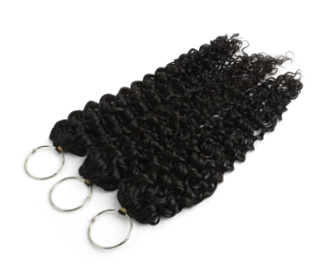 20" Water Wave Feather Crochet