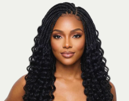 16" Deep Wave Feather Crochet