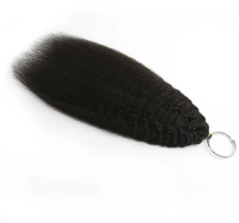16" Kinky Straight Feather Crochet