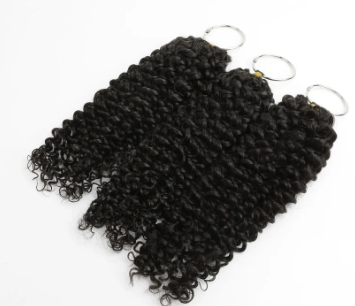 16" Kinky Curly Feather Crochet