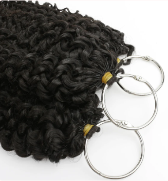 16" Kinky Curly Feather Crochet