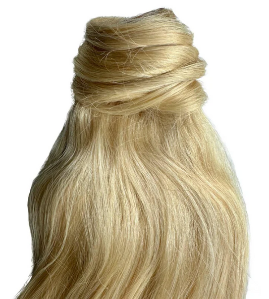 Bleach Blonde Ponytail