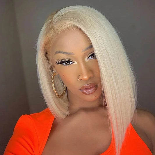 Honey Blonde Straight Lace Front Wig