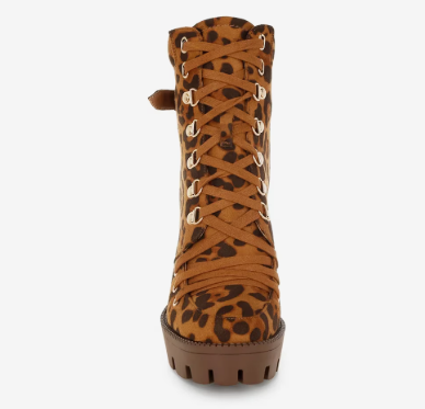Fremont Leopard Print Chunky Boots