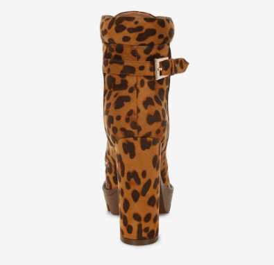 Fremont Leopard Print Chunky Boots