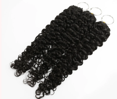 20" Ocean Wave Feather Crochet
