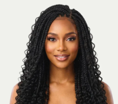 16" Water Wave Feather Crochet
