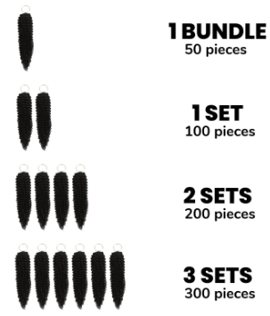 20" Kinky Curly Feather Crochet