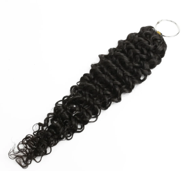 20" Ocean Wave Feather Crochet