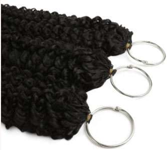 20" Kinky Curly Feather Crochet