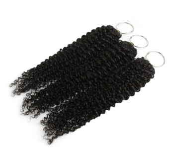 20" Kinky Curly Feather Crochet