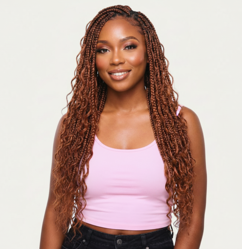 Copper Deep Wave Hair Extensions