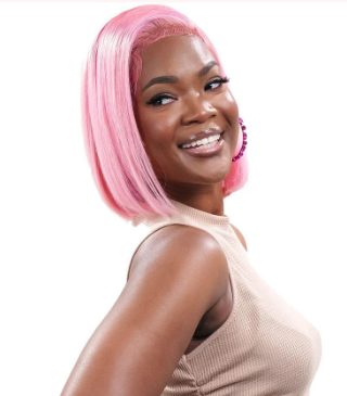 Cotton Candy 13x4 Transparent Lace Front Bob Wig