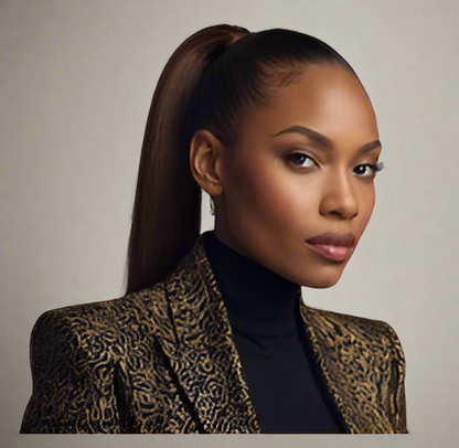 Dark Brown Ponytail