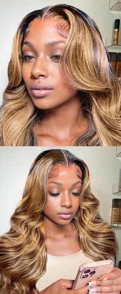 Ombre Body Wave Lace Front Wig