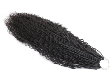 Deep Wave Boho Braids with Human Hair Blend