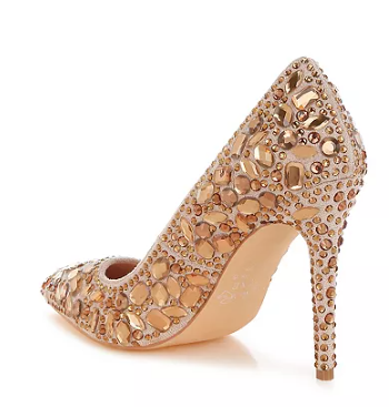 Iceout Diamante & Rhinestone Embellishments Pumps