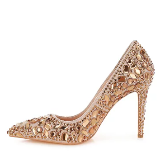 Iceout Diamante & Rhinestone Embellishments Pumps