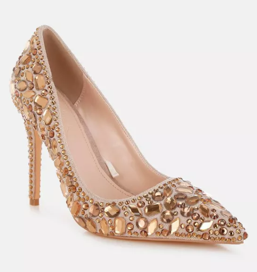 Iceout Diamante & Rhinestone Embellishments Pumps