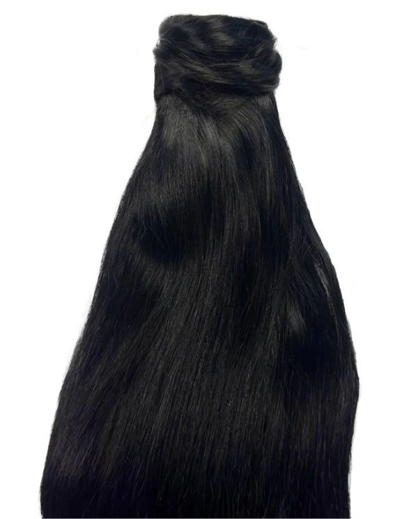 Jet Black Ponytail