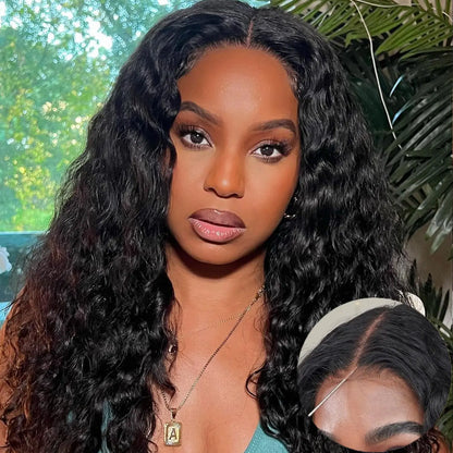 Wear And Go Glueless Water Wave Lace Front Wig