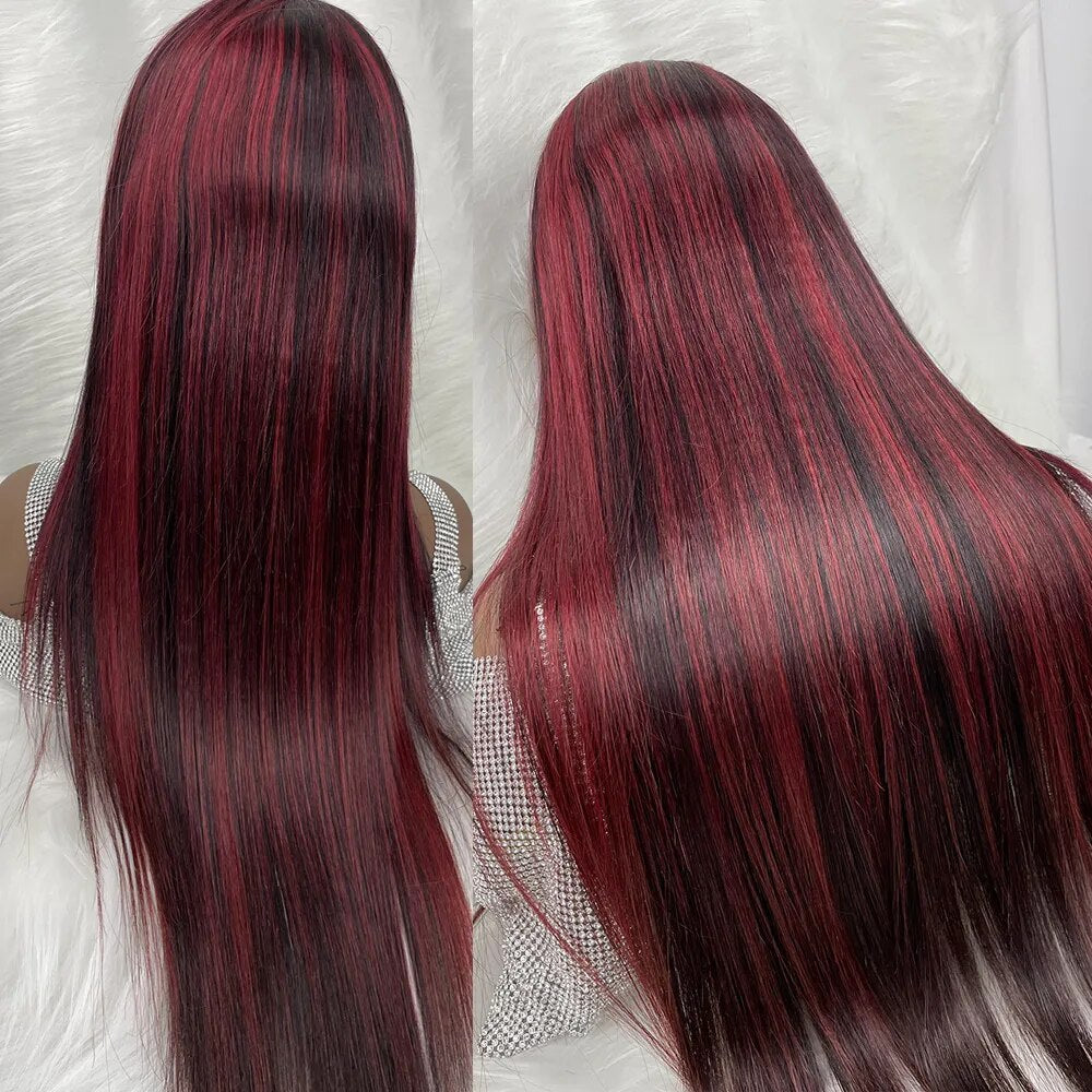 Burgundy Lace Front Body Wave Wig