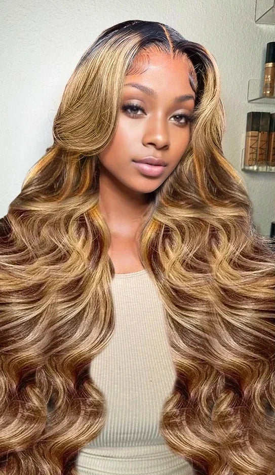 Ombre Body Wave Lace Front Wig