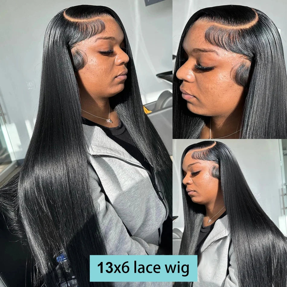 Bone Straight Brazilian Remy Lace Front Wig