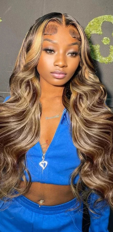 Ombre Body Wave Lace Front Wig