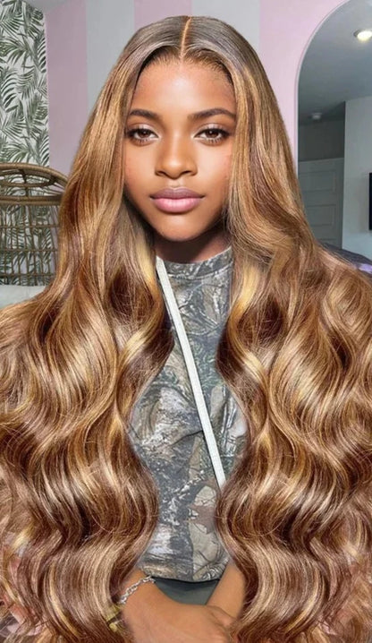 Ombre Body Wave Lace Front Wig