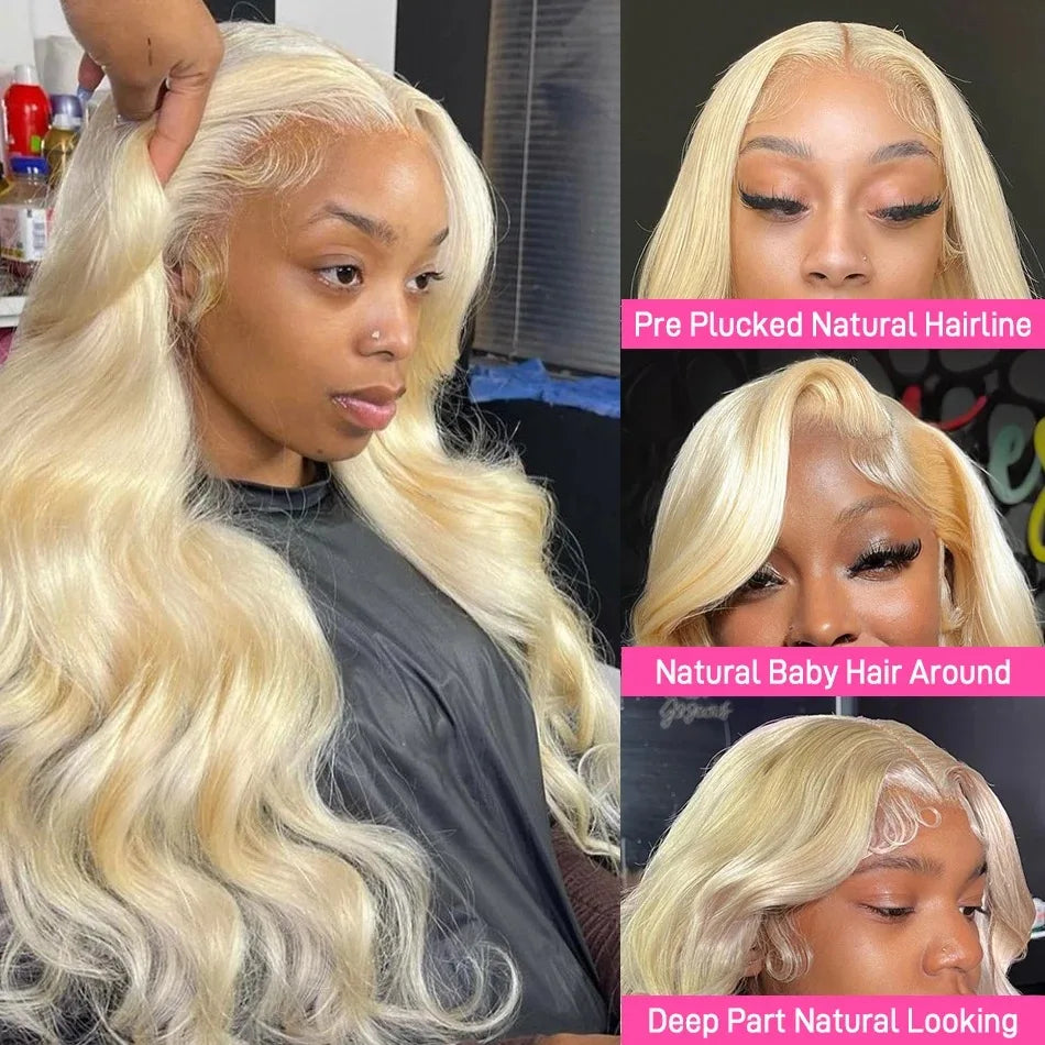 Blonde Brazilian Lace Front Body Wave Wig